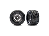 Kolesá Traxxas 2.1/2.6", hranatý sivý disk, pneumatiky Gravix (zadné) (2)