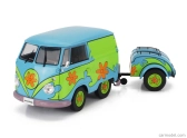 Solido Volkswagen T1 Van Kool Combi Ghosthunters Machine With Trailer 1950 1:18 Modrá Zelená