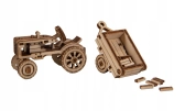 Wooden City dřevěné puzzle - 3D Traktor s vlečkou