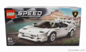 Lego Lamborghini Lego Speed Champion - Countach 5000 1988 - 262 Pezzi - 262 dielikov biela