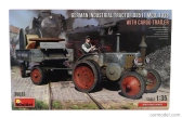 Miniart Lanz Bulldog D8511 Nemecký priemyselný traktor s nákladným prívesom 1936 1:35 /