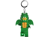 LEGO svietiaca kľúčenka – Zelená dračica