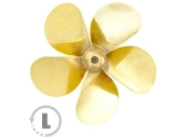 Raboesch lodná skrutka tr. 148 120 mm M5 5-listová ľavá