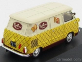 Edicola Fiat 600 Furgone Van Tre Rossi 1957 1:43 Ivory Cream Brown