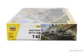 Zvezda Tank T-62 Soviet Main Battle Tank Military 1974 1:72 /
