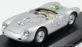 Najlepší model Porsche 550rs N 22 Víťaz 10h Messina 1958 Heinz - Strahle 1:43 Striebro