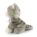 Rappa Plyšová mačka sivá 18 cm ECO-FRIENDLY