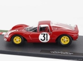Edicola Ferrari Dino 166p Coupe N 31 1000km Nurburgring 1965 Lorenzo Bandini - Nino Vaccarella 1:43 Červená