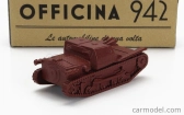 Officina-942 Fiat L3/33 Ansaldo Tank Carro Veloce 1933 1:76 Tmavo červená