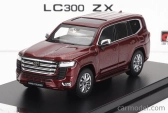 Lcd-model Toyota Land Cruiser Lc300-zx 2022 1:64 Red
