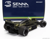 Minichamps Lotus F1 98t Renault Turbo N 12 Sezóna Špinavá verzia 1986 Ayrton Senna 1:18 Čierne zlato