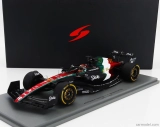 Spark-model Alfa romeo F1  C43 Team Stake N 77 Monza Italy Gp 2023 Valtteri Bottas 1:18 Černá Červená Bílá Zelená