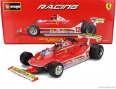 Bburago Ferrari F1  312t4 N 12 Winner South Africa Gp Kyalami (with Pilot) 1979 Gilles Villeneuve 1:18 Red