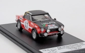 Trofeu Fiat 124 Sport Spider 1600 N 17 Rally Tap 1973 Mario Figueiredo - Carlos Barata 1:43 Černá Červená