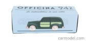 Officina-942 Fiat 500c Belvedere 1951 1:76 Zelená
