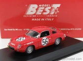 Najlepší model Fiat Abarth 700s N 56 24h Le Mans 1961 Bassi - Rigamonti 1:43 Red