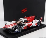 Spark-model Toyota Gr010 3.5l V6 Twin Turbo Hybrid Team Gazoo Racing N 7 24h Le Mans 2023 Mike Conway - Kamui Kobayashi - Jose Maria Lopez 1:18 Biela červená