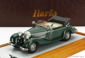 Ilario-model Mercedes benz 540k Sn154156 Sindelfingen Cabriolet A Open 1936 1:43 Zelená Černá