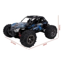 RC auto Q902C Spirit brushless, modrá + náhradní baterie
