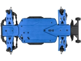 Pro-Line ramena přední Bash Armor modré: Arrma 3S
