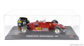 Edicola Ferrari F1 156-85 N 27 Sezóna 1985 Michele Alboreto - Con Vetrina - S vitrínou 1:24 červená čierna