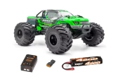 ROGUE TERRA SPORT RTR Brushless Monster Truck 4WD (15 kg servo), zelená + aku a nabíjač
