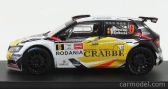 Minipartes Škoda Fabia R5 N 6 Rally Ypres 2018 K.princen - B.eelbode 1:43 Bílá Černá Žlutá