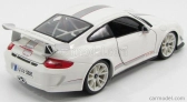 Bburago Porsche 911 997-2 Gt3 Rs 4.0 Coupe 2012 1:18 bielo-strieborná