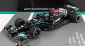 Spark-model Mercedes gp Set F1  2x W12 Mercedes M12 Eq Power+ Team Amg Petronas Motorsport Formula One N 44  + N 77 Abu Dhabi Gp 2021 Lewis Hamilton - Valtteri Bottas - 8 Times World Champion Constructeur 1:43 Černá Zelená