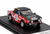 Trofeu Fiat 124 Sport Spider 1600 (night Version) N 21 Rally Tap 1973 Jose Carpinteiro Albino - Fernando Carpinteiro Albino 1:43 Černá Červená