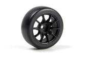 Sada driftových kol vč. pneumatik TSMK5-10 22x11 mm (černá/4 ks)