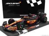 Minichamps Mclaren F1  Mcl36 Team Mclaren N 4 Singapore Gp 2022 Lando Norris 1:18 Oranžová Světle Modrá
