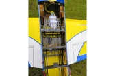 88" laser 2240mm 60cc červeno-biely - rozbalený