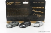 Corgi Aston martin Set 3x 007 James Bond - Db5 1965 Goldfinger - V12 Vanquish Die Another Day La Morte Puo' Attendere - Dbs 2008 Casino Royale 1:50 Grey Silver