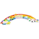 2Kids Toys Soft activity board Dúha s oblakmi