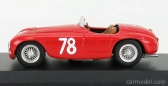Art-model Ferrari 166mm Barchetta Ch.0034 N 78 2nd Coppa D'oro Di Sicilia 1951 P.marzotto 1:43 Červená