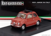Brumm Fiat 500f Tetto Aperto - Otvorené 1965 1:43 Rosso Corallo Chiaro - Červená