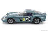 Kyosho Ferrari 250 Gto Coupe N 24 12h Sebring 1962 Philip Hill - Olivier Gendebien 1:18 Modrá