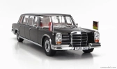 Mercedes benz triedy S 600 Lwb Pullman (w100) Willy Brandt - Georges Pompidou 1964 1:18 čierna