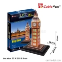 Cubicfun Puzzle Kit 3D In Foam Big Ben, 28 dílků