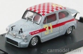 Brumm Fiat 600 Abarth 1000 Berlina N 31 4h Monza 1966 L.cella 1:43 Sivá červená