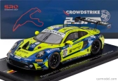 Iskrový model Porsche 911 992 Gt3 R 4.2l Team Rutronik Racing N 97 24h Spa 2024 Dustin Blattner - Richard Robichon - Dennis Marschall - Loek Hartog 1:43 Žltá Modrá