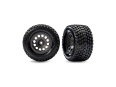 Kolesá Traxxas 2.1/2.6", hranatý sivý disk, pneumatiky Gravix (predné) (2)