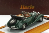 Ilario-model Mercedes benz 540k Sn154156 Sindelfingen Cabriolet A Open 1936 1:43 Zelená Černá