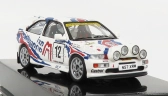 Ixo-models Ford england Escort Rs Cosworth (nočná verzia) N 12 Rally Barum 1996 V.blahna - I.hruby 1:43 Biela modrá červená