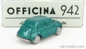 Officina-942 Fiat 600 Lucciola Carrozzeria Francis Lombardi 1957 1:76 Green Met
