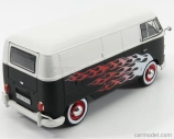 Motor-max Volkswagen T1 Type 2 Van Custom Garage 1962 1:24 Matná Černá Bílá