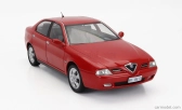 Mitica-diecast Alfa romeo 166 3.0 V6 1998 - Black Interior 1:18 Rosso Alfa Red