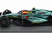 Spark-model Aston martin F1 Amr23 Team Aramco Cognizant N 14 2nd Dutch GP 2023 Fernando Alonso 1:43 Green