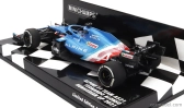 Minichamps Renault F1 A521 Renault E-tech 20b Team Alpine N 14 4th Hungary Gp 2021 Fernando Alonso 1:43 Blue Met Red White